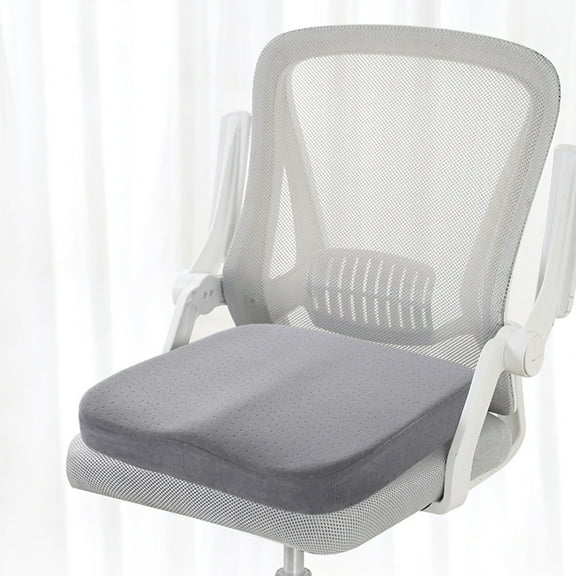 JingChun Pressure Relief Seat Cushion for Long Sitting Hours on office/Home Chair, Car, Wheelchair - Extra-Dense Memory Foam for Hip, Tailbone, Coccyx, Sciatica