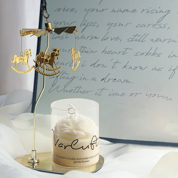 JingChun Scented Candles Jar, Winter Fall Jar Candle in Glass, Soy Bean Aromatherapy candle for Home Decor, Non Toxic Fragrance Candle, Holiday Valentine's Day Birthday Gift