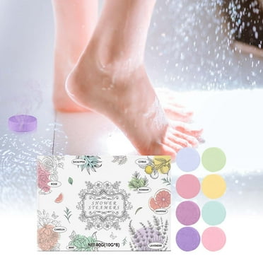 JingChun Shower Steamers Aromatherapy - Valentine's Day Gifts, 8 Pack Pure Essential Oil Shower Bombs for Home Spa Self Care, Eucalyptus Stress Relief and Relaxation Gifts for Her