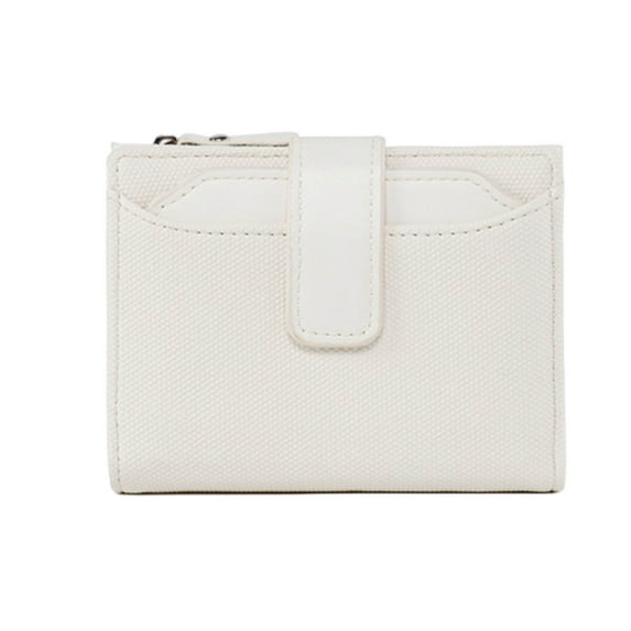 JingChun Small Wallet Women Soft Leather Bifold Compact Card Holder Wallet for Women with Zipper Coin Pocket