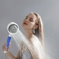 thumbnail image 1 of JingChun Space Aluminum Shower Nozzle，Pressurized Bathroom Faucet Shower Head， Water Heater Household Bath Shower Head Four-Point Universal Interface Removable and Easy To Clean, 1 of 8