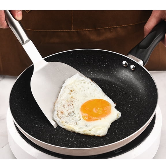 JingChun Stainless Steel Cooking Spatula Multi Purpose Tool Frying Spatula Household Tools Kitchen Spatula Steak Shovel Icing Spatula Stainless Steel Steak Spatula Kitchen Tool Metal
