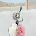 thumbnail image 1 of JingChun Suction Cup Hooks, 1 Pack Heavy Duty Shower Hooks for Inside Shower, No Drill Towel Hooks for Bathroom Wall, Kitchen, Glass, Mirror, Tile to Hang Towels, Robes, Loofah, 1 of 6