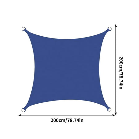 JingChun Sun Shade Sail 78"X78" Curved Edge Outdoor Shade Canopy Sand Breathable UV Block Shade Cloth for Patio Garden Backyard