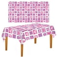 thumbnail image 1 of JingChun Tablecloth Decorations Pink Cholo Party Table Covers Heart Disposable Rectangle Tablecloth for Birthday Wedding Party Supplies 54 x 108 Inch, 1 of 3