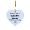 thumbnail image 1 of JingChun Thank You Gift, Acrylic Hanging Heart Sign for Xmas Tree Home Decor, Keepsake Sign Valentine's Day Decoration, 1 of 3