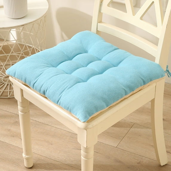 JingChun Thicken Soft office Chair Pad Back Cushion Solid Color Dining Room Seat Cushions Home Floor Cushions Tatami Pillows