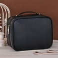 thumbnail image 1 of JingChun Travel Makeup Train Case Makeup Cosmetic Case Organizer Portable Artist Storage Bag with Adjustable Dividers for Cosmetics Makeup Brushes Toiletry Jewelry Digital Accessories, 1 of 6
