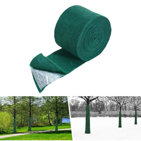 JingChun Tree Protector Wraps - 49 Ft Cold-Proof Tree Trunk Wrap Guard Plants Bandage, Tree Wraps to Protect Bark Tree Tape Protect Shrub Antifreeze Protector Wrap for Keep Warm
