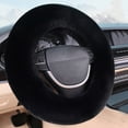 thumbnail image 1 of JingChun Universal Fluffy Steering Wheel Cover Fashion Cute Shape Winter Car Warm Covers for Women Girls Fit 14"-15" Christmas gifts, 1 of 9