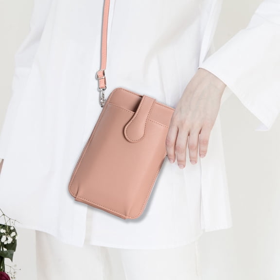 JingChun Vegan Leather Small Crossbody Bags for Women Designer Cell Phone Bag Wallet Purses Adjustable Strap