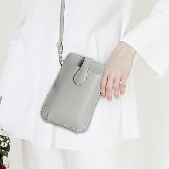 JingChun Vegan Leather Small Crossbody Bags for Women Designer Cell Phone Bag Wallet Purses Adjustable Strap