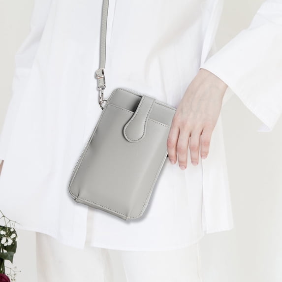 JingChun Vegan Leather Small Crossbody Bags for Women Designer Cell Phone Bag Wallet Purses Adjustable Strap