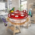 thumbnail image 1 of JingChun Window Hummingbird Feeder Suction Cup, Hummingbird Feeder Window, Hummingbird Window Feeder, Strong Suction Cup Hummingbird Feeder for Outdoors 5 Bee Proof Feeding Ports, 1 of 7