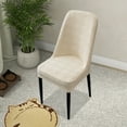 thumbnail image 1 of JingChun Wingback Side Chair Cover Stretch Dining Chair Covers Slipcovers Sloping Arm Chair Protector Cover Washable Upholstered Arm Dining Chair Cover for Dining Room Banquet Home Decor, 1 of 6
