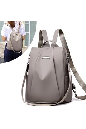 Women Medium Backpack Purse Waterproof Nylon Anti-theft Rucksack Lightweight Shoulder Bag