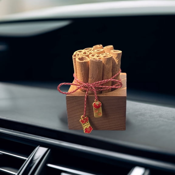 JingChun Wood Car Essential Oil Diffuser Wooden Aromatherapy Round Essential Oils Diffuser Set for Home office Bedroom Car