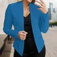 thumbnail image 1 of JingHai Blazer Jackets for Women Fashion Dressy Open Front Cardigan Jacket Casual Long Sleeve Work Office Suit Jacket-Blue L, 1 of 6