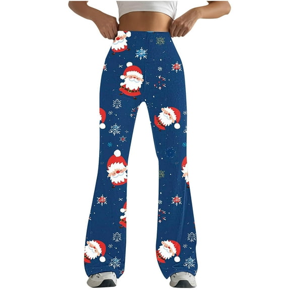 JingHai Christmas Gotta Have Fun 70S Costumes for Women - 70'S Clothes for Women Plus Size Pants - Plus Size 70'S Party Pants - Hippie Pants-Multicolor M