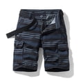 thumbnail image 1 of JingHai Mens Belted Cargo Shorts, Relaxed Fit Casual Knee Length Cargo Shorts for Men Plus Size 2024 (Big and Tall Shorts for Men) Black M, 1 of 3
