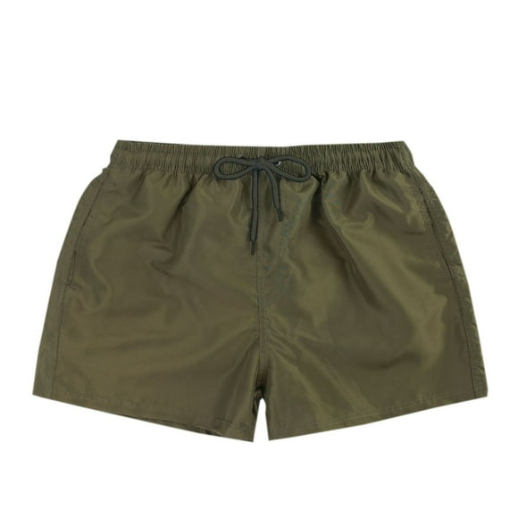 JingHai Mens Shorts Clearance men's 3 Inches Quick Dry Running Shorts Liner Lightweight Water Resistant Athletic Workout Lined Shorts Men Swimwear Beach Wear Boardshorts Army Green L