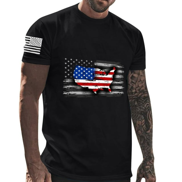 JingHai Mens T Shirts Short Sleeve 2024 Tie Dye Summer Tops Graphic