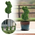 thumbnail image 1 of Jingjianm Lifelike Artificial Boxwood Topiary Bunny Indoor Outdoor Garden Decor UV Resistant, Maintenance-Free Green, 1 of 5
