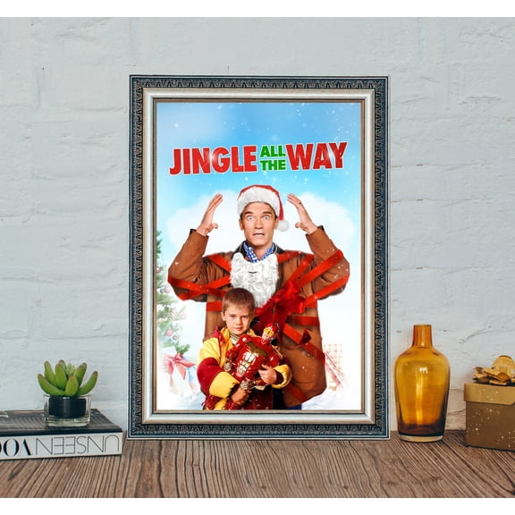 Jingle All The Way (1996) Movie Poster, Canvas Print, Unframed Poster Size 8x12