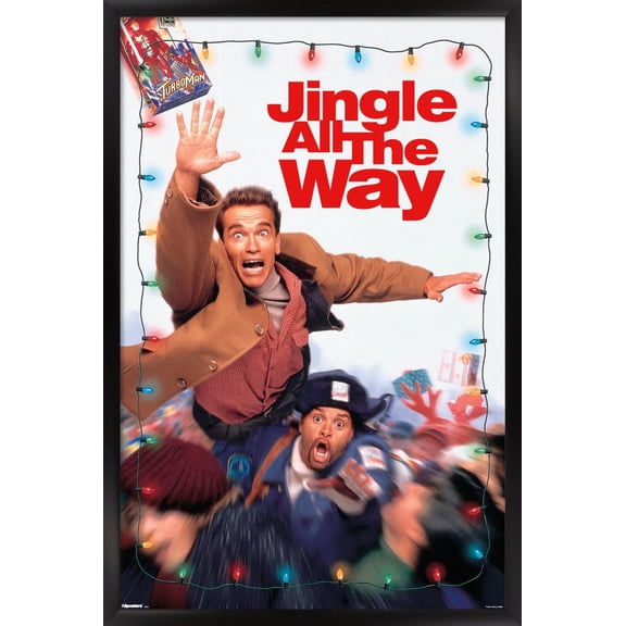 Jingle All The Way (1996) - One Sheet Wall Poster, 22.375" x 34" Framed