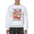 thumbnail image 1 of Jingle All The Way - Holiday Vibes Men's Sweatshirt, 1 of 4