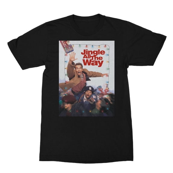 Jingle All The Way Movie Poster Black Adult T-Shirt