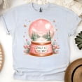 thumbnail image 1 of Jingle All The Way T-Shirt | Snow Globe Holiday Graphic Tee, Ash, Size 2XL, 1 of 6