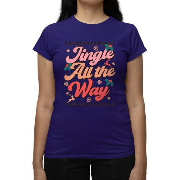 Jingle All the Way - Holiday Vibes Tee