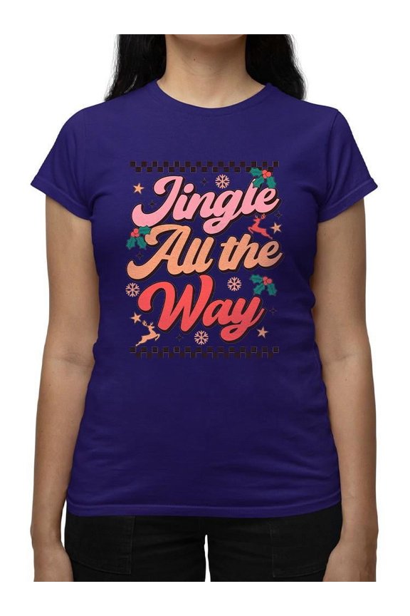 Jingle All the Way - Holiday Vibes Tee