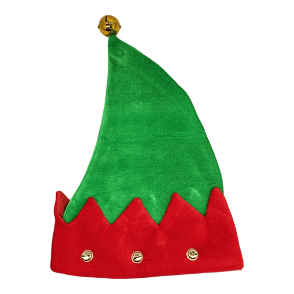Jingle Bell Adult Elf Hat