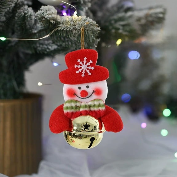 Jingle Bell Christmas Decorations Hanging Bells for Tree Fireplace Wall Door Window Home Festive Holiday Ornaments