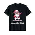 thumbnail image 1 of Jingle Bell Rock Santa Shirt, Christmas Sweater-Shirt Design T-Shirt, 1 of 5