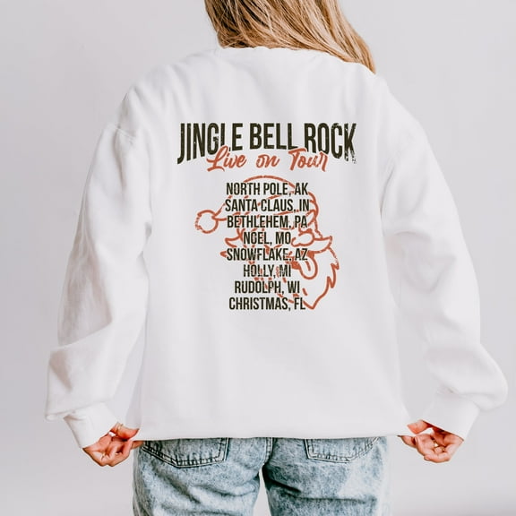 Jingle Bell Rock World Tour - Women's Lightweight Garment Dyed Sweatshirt