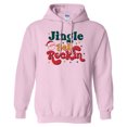 thumbnail image 1 of Jingle Bell Rockin' Hoodie Sweatshirt Unisex Large Pink, 1 of 5
