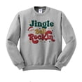 thumbnail image 1 of Jingle Bell Rockin' Sweatshirt Unisex X-Large Grey, 1 of 5