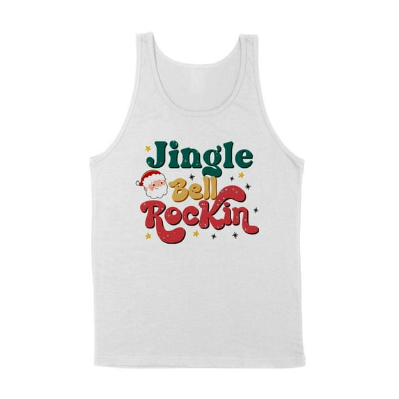 Jingle Bell Rockin' Tank Top Unisex 2X-Large White