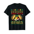thumbnail image 1 of Jingle Bell Taco Shells Happy Christmas Tacos Mexican Food T-Shirt, 1 of 5