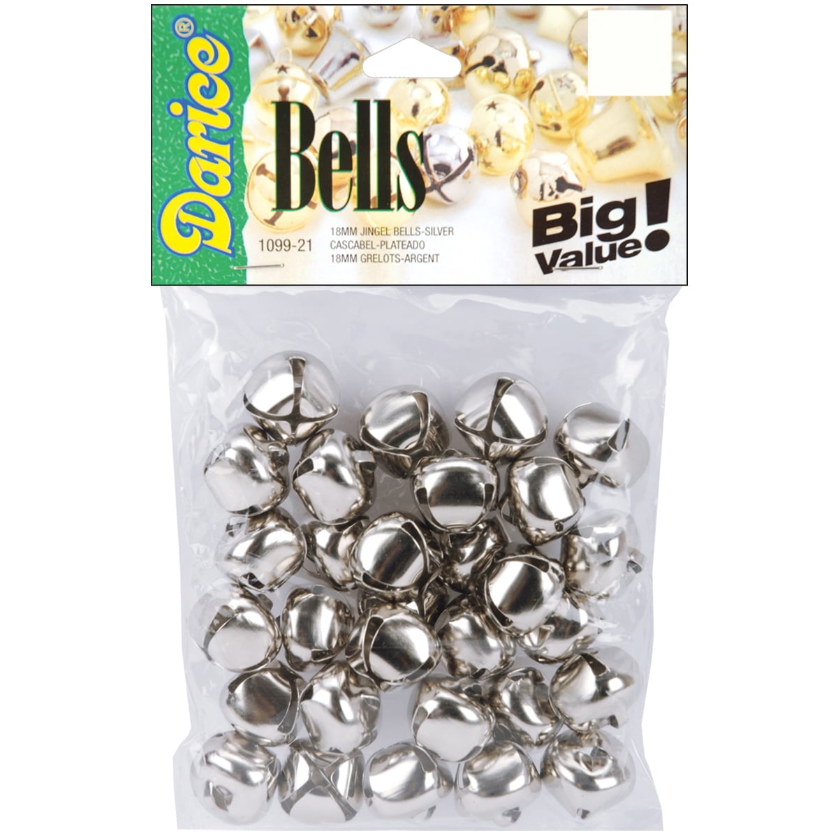 Jingle Bells, 0.75", 30/Pkg