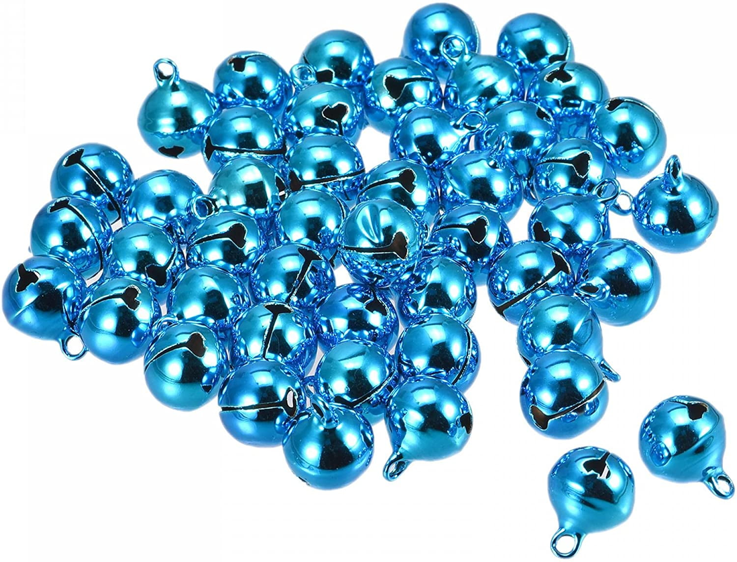 Jingle Bells, 1/2" 80pcs Small Bells for Craft DIY Christmas Decoration