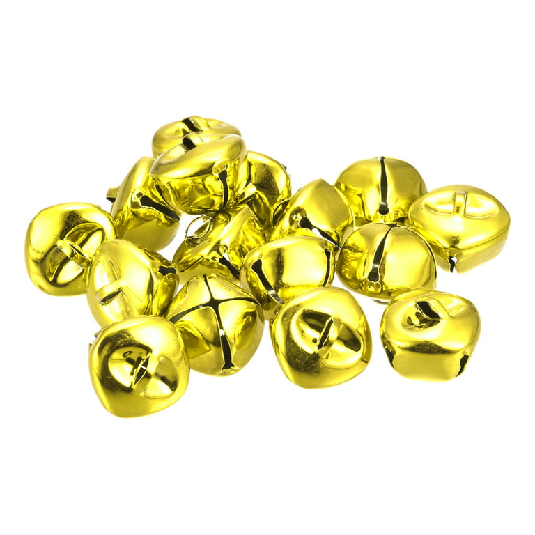 Jingle Bells, 1(25mm) 80 Pack Small Bells for Crafts DIY Christmas, Gold  Tone 