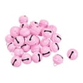 thumbnail image 1 of Jingle Bells, 22mm 48pcs Craft Bells for DIY Holiday Decoration, Musical Party, Wedding, Light Pink, 1 of 5