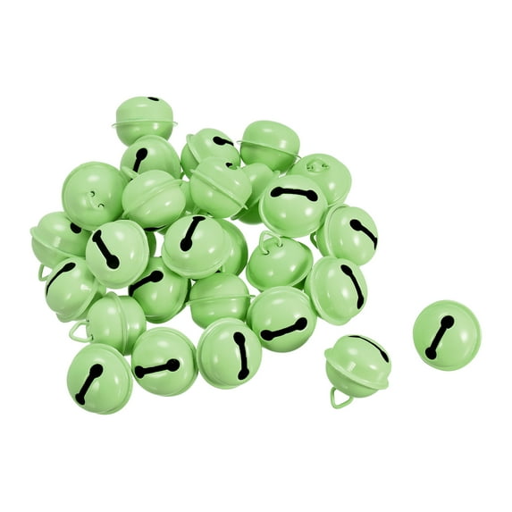 Jingle Bells, 22mm 80pcs Craft Bells for DIY Holiday Decoration, Party, Home, Festival, Wedding, Dark Green