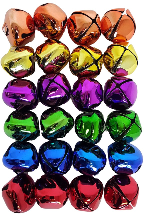 Jingle Bells (24 Piece Pack, Multicolored)