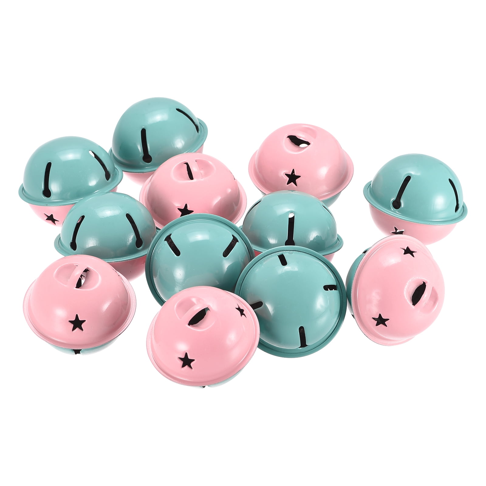 Jingle Bells, 3/8(10mm) 120 Pack Small Bells for Crafts DIY Christmas,  Blue 