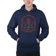 thumbnail image 1 of Jingle Bells, Krampus Smells Dark Holiday Humor Men's Hoodie, 1 of 4